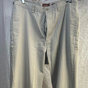 Khaki Chino Pants (34 waist - 36" inseam) - Wrinkle and Stain resistant